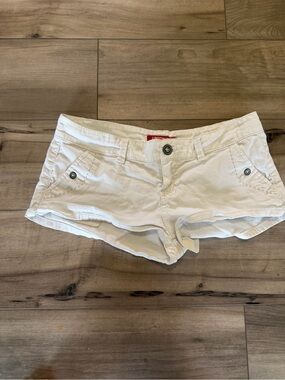 UNIONBAY White Denim Shorts juniors 3 Lowrise